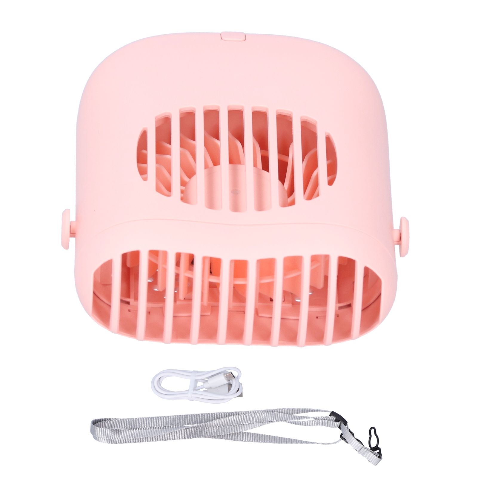 Cooling Fan Hand-Held 3 Speeds Adjustable Neck Waist Hanging USB