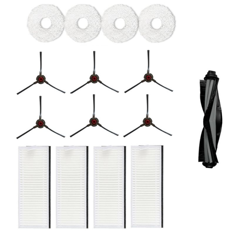 Main Brush Side Brush Mop Cloth HEPA Filter for ECOVACS Deebot N9+ Robot Vacuum Cleaner Accessories