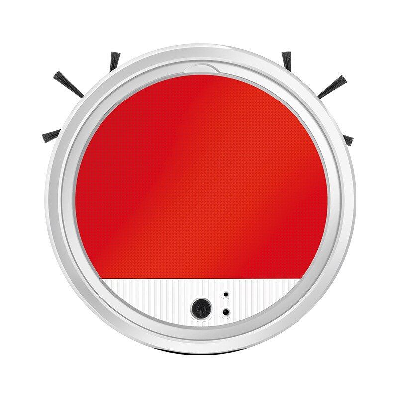 Vacuum Cleaner Robot Cordless Smart For Home Powerful Cleaning House Robotic Housekeeping Electric Sweeper Mop Air Duster 4 in 1-red white