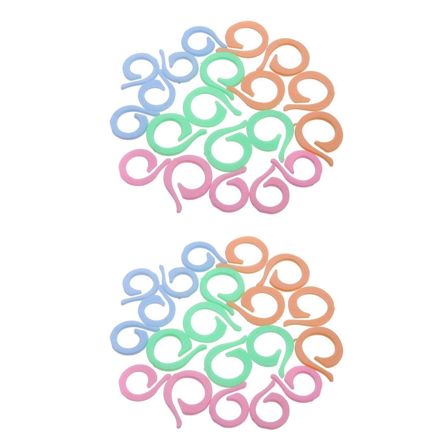 40pcs Colorful Crochet Locking Stitch Marker