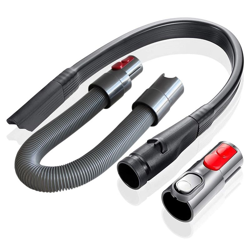 AD-for Dyson V7 V8 V10 Vacuum Cleaner Hose Retractable Extension Hose Kit-Black