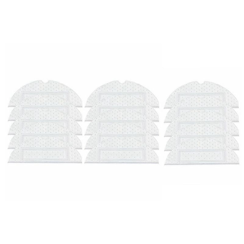 15PCS Suitable for Roborock Xiaomi Floor Sweeping Robot Accessories T7S / T7S Plus / S7 Disposable Rag Vibration Mop