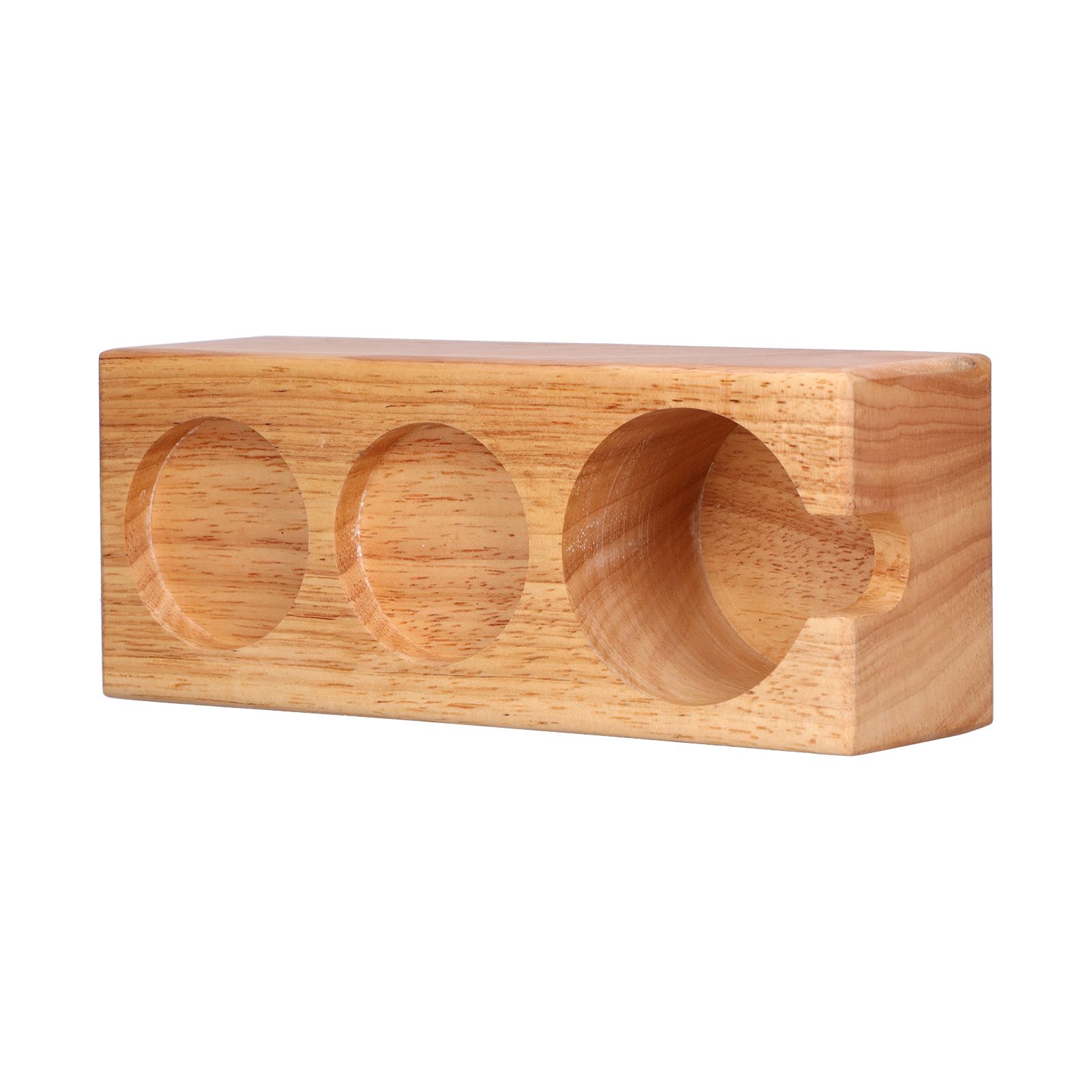 3‑Holes Coffee Filter Tamper Holder Stand Tamping Station Portafilter BH