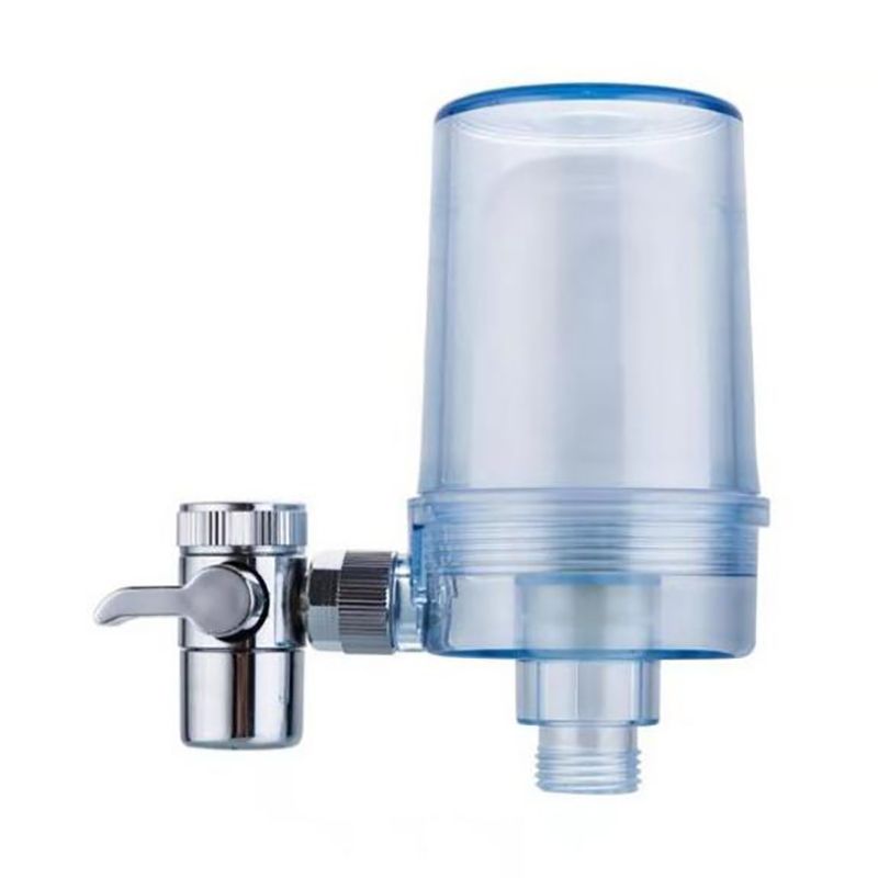 Impurities and Residual Chlorine Removal Ceramic Water Purifier, Domestic Faucet Electroplating Water Purifier,Blue