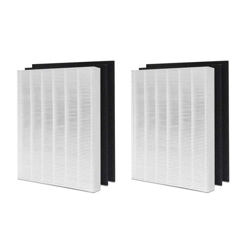 6Pcs Air Purifier HEPA & Carbon Filter Set for Coway AP-1512HH 1512