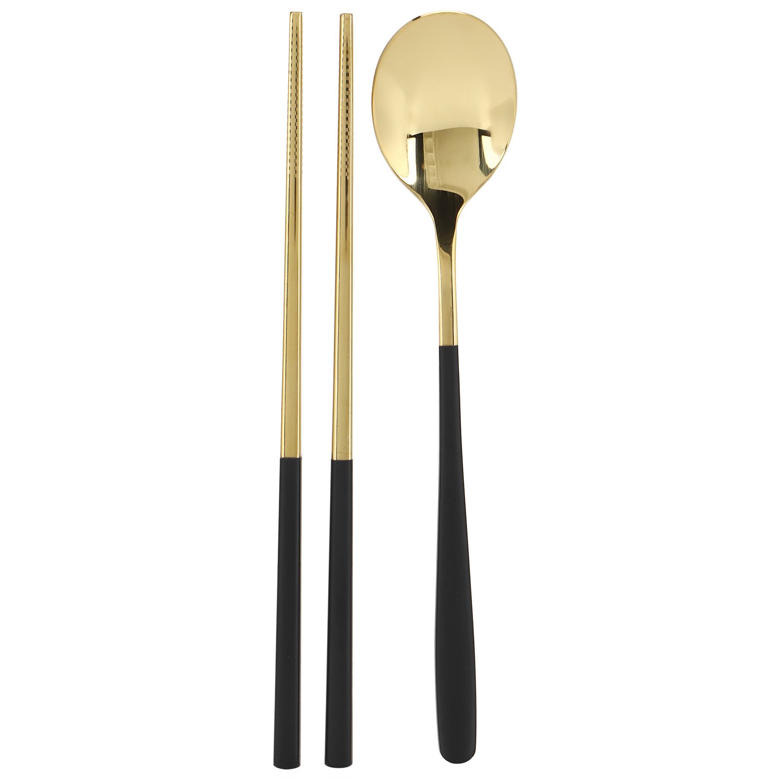 Stainless Steel Flatware Set Travel Camping Spoon Tableware With Storage Box