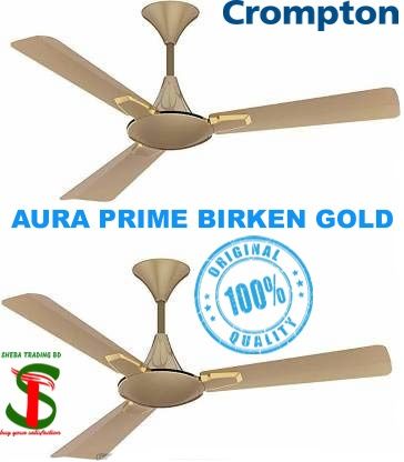 Crompton AURA 2 PRIME 1200mm / 48 inches Ceiling Fan (Briken Gold)