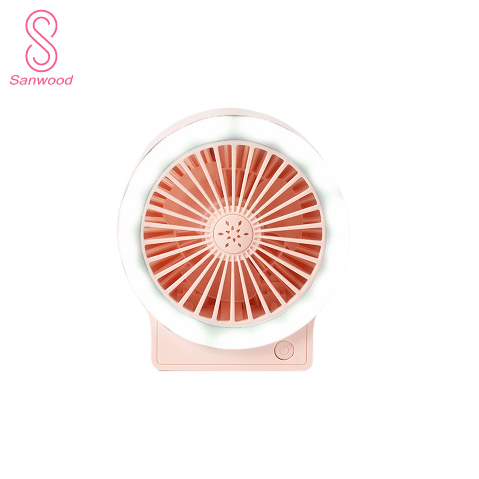 Desk Fan 3 Gears Save Space Plastic Mini USB Desk Fan for Outdoor