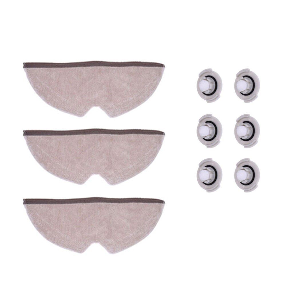 Robot Vacuum Cleaner Filter Brush Wheel Tire for JIA 1/1S ROBOROCK S50 S55 S6 MAXV Pure S4 E4 E35 E25 E2 Accessories-9pcs Combo Kit