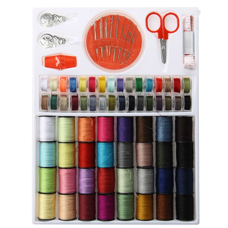 SET REQUIRED From 64 SEWING THREAD SEWING NEEDLE SEWING A BOBBIN