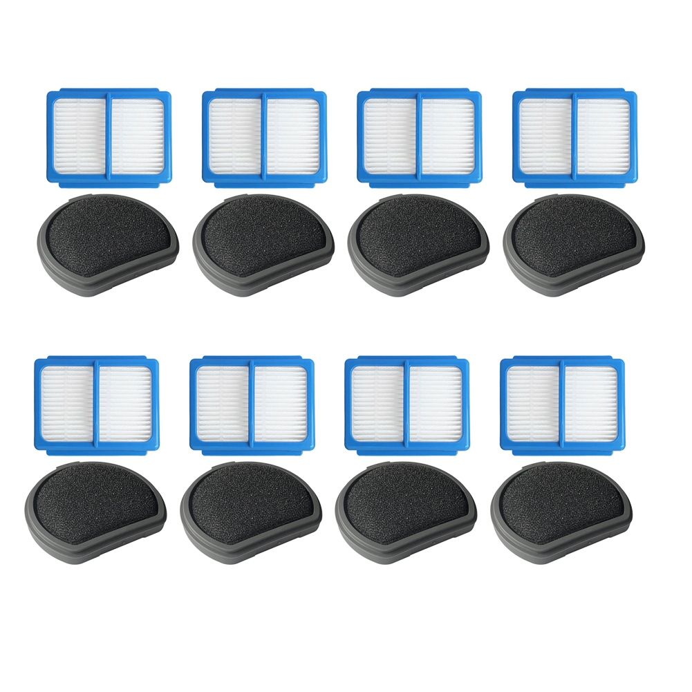8Sets Front Filter Rear Filter Cotton Replacement Parts