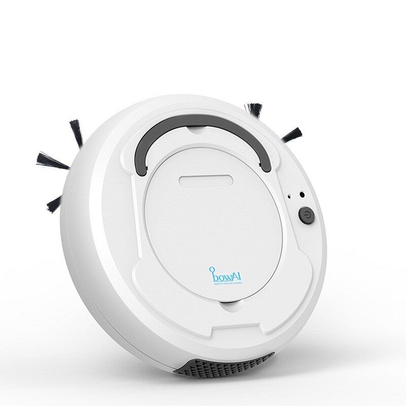 1800Pa Smart Robot Vacuum Cleaner Multifunctional 3-In-1 Rechargeable Floor Sweeping Robot Dry Wet Vacuum Cleaner Machine-White