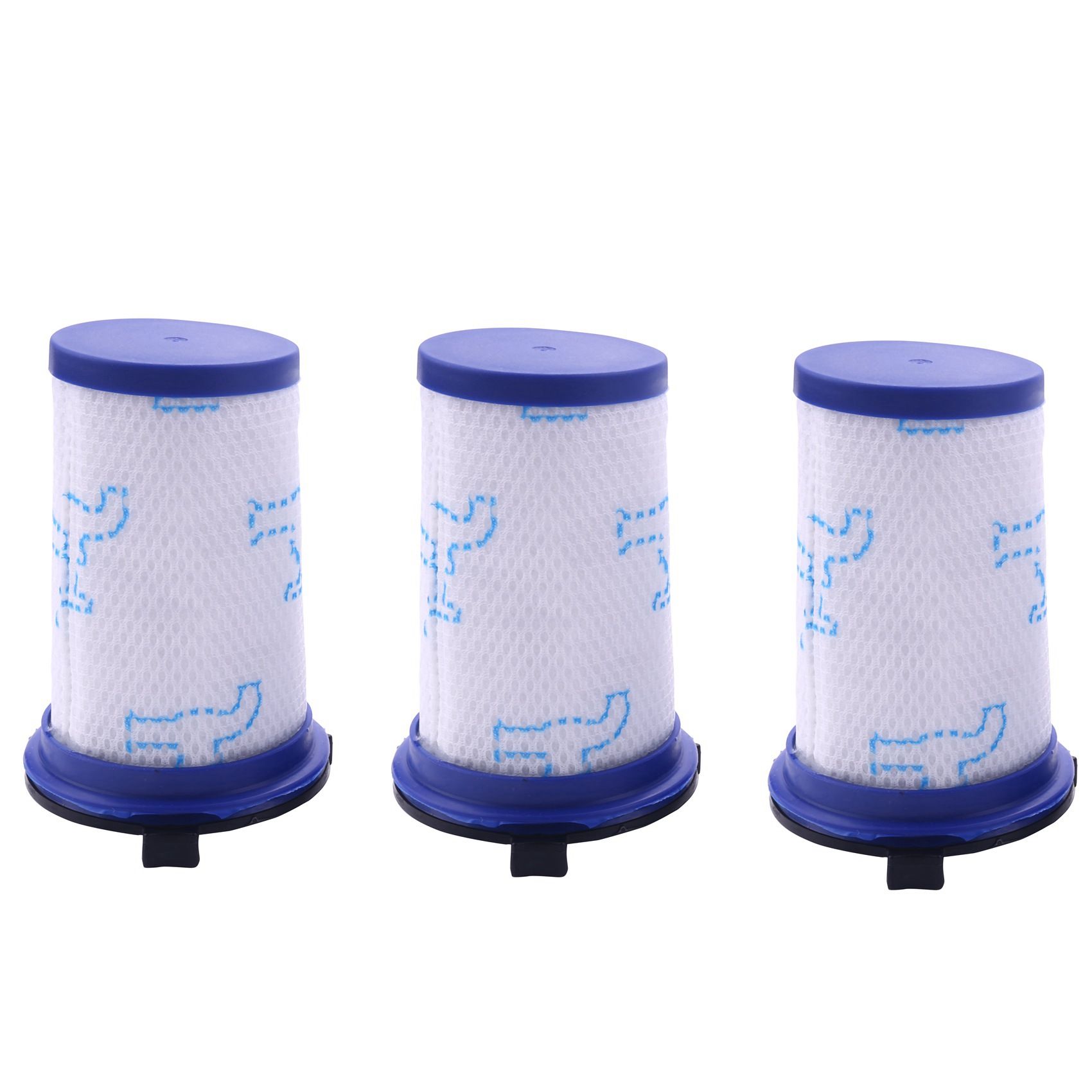 3PCs Cleaner Filter for ZR009001 Parts Rowenta Air Force 360 RH9015WO