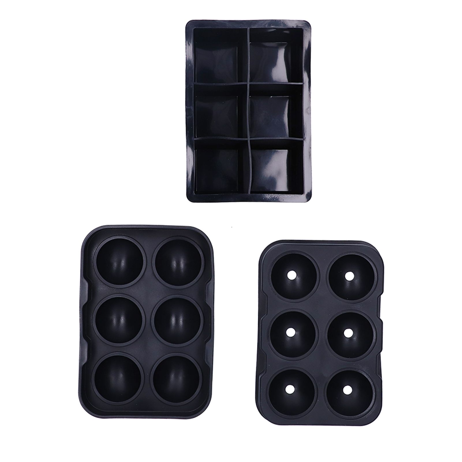Ice Mould 2PCS Cubes 6 Grid Notstick Design Dishwasher Safe For