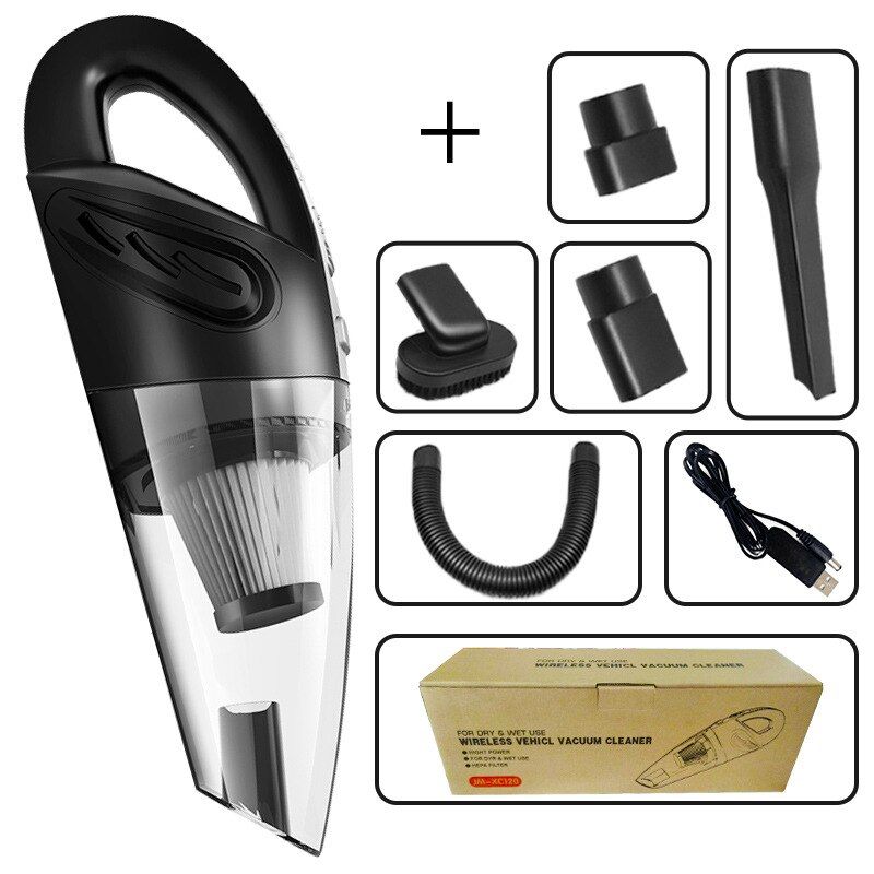 YenvK 120W Vacuum Cleaner Wireless Vacuum Cleaner for Home PC Cleaning Portable Handheld Vacuum Cleaner-USB