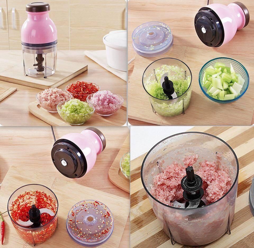 Capsule cutter blender.