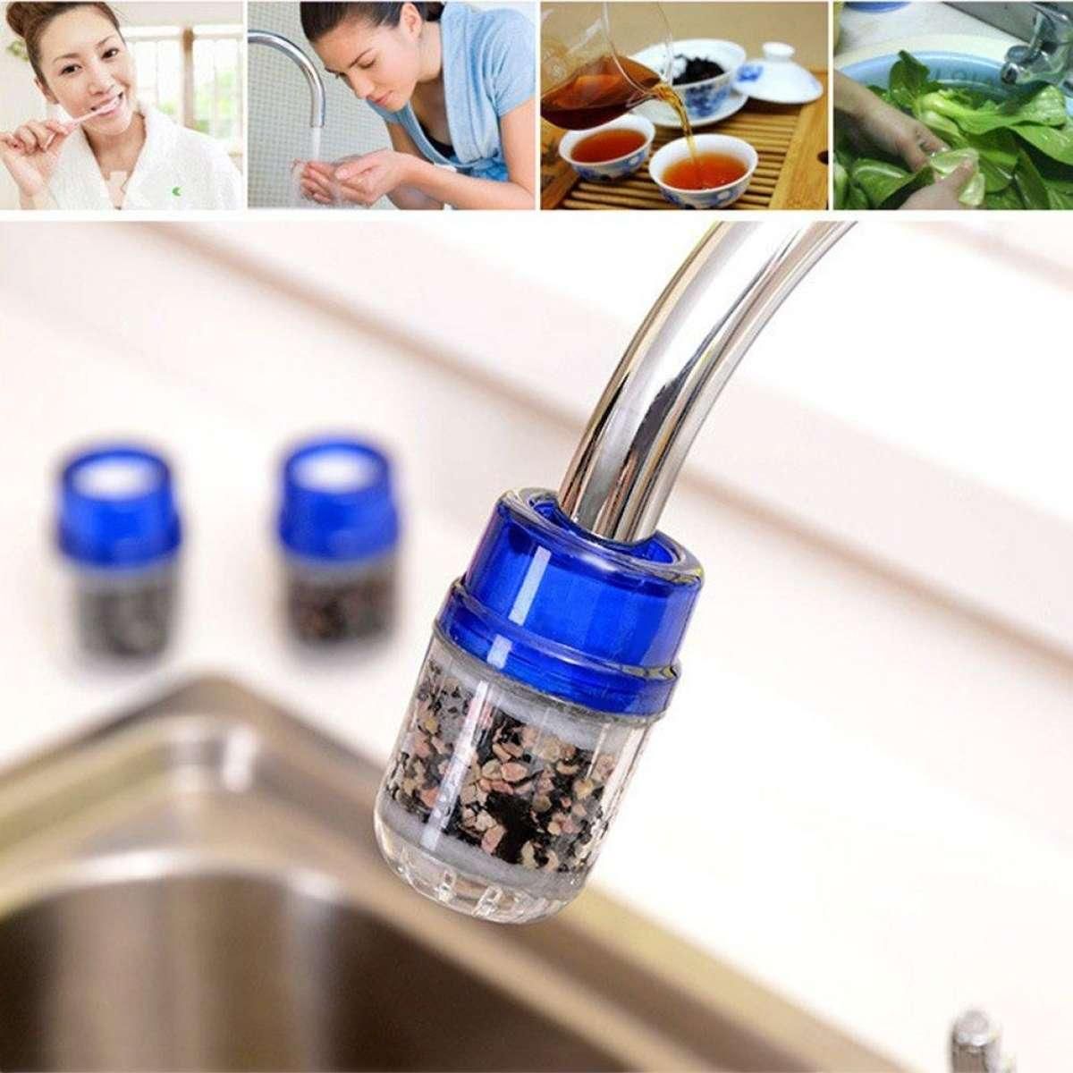 Water Tap Purifier Kitchen Faucet Filter Activated Carbon Charcoal