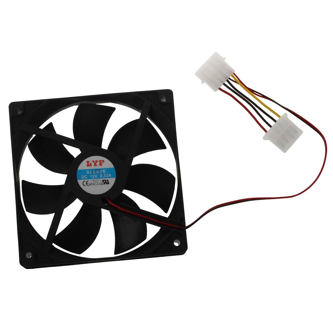 semoic Computer PC Case 4 Pin Cool Cooler Cooling Fan 120mm , Black hard drive fan