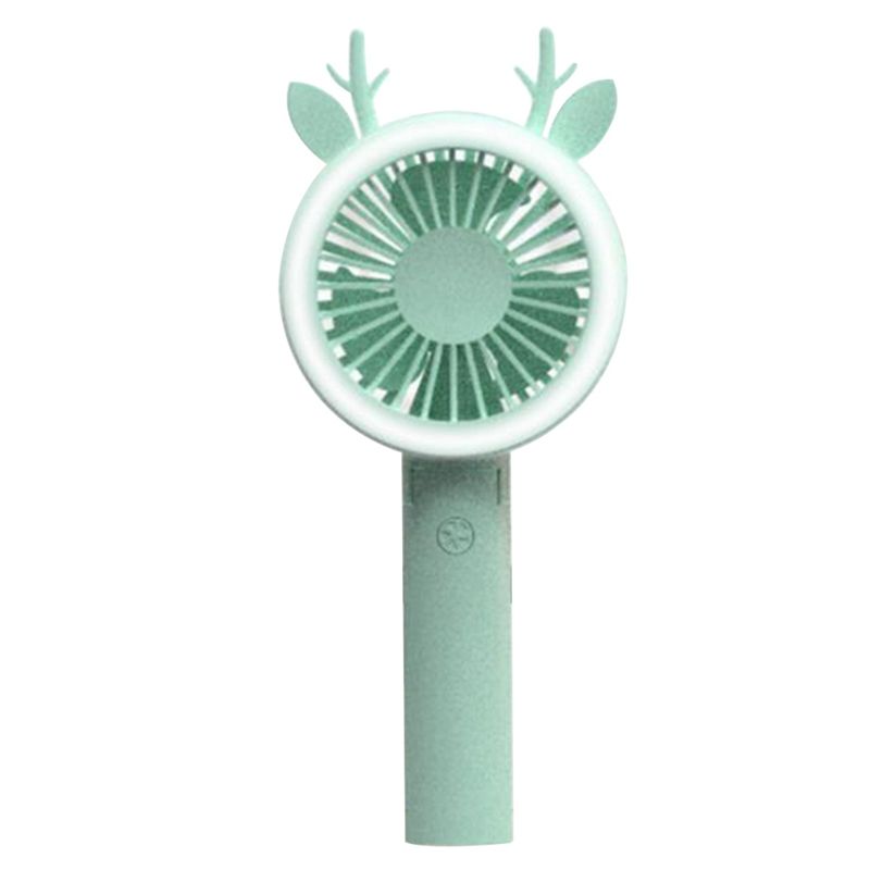 Rechargeable Fan Air Cooler Operated Hand Held USB Solid Color Hand Portable Desktop Home Office Fan