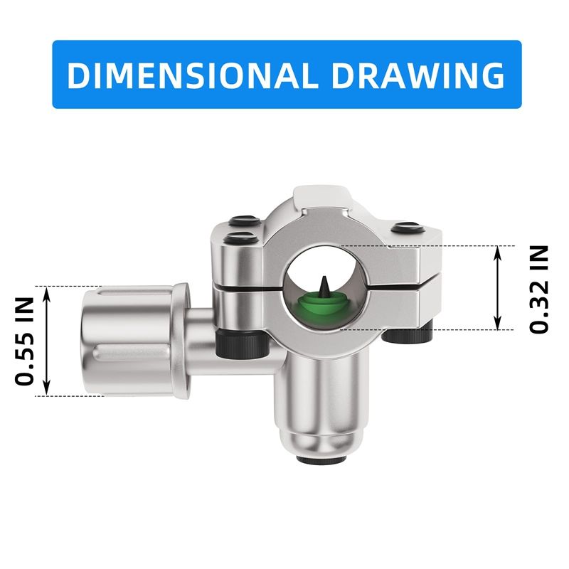 5Pcs BPV-31 Piercing Valve Line Tap Valve Kits Adjustable Valve for Air Conditioners HVAC 1/4Inch,5/16Inch,3/8Inch