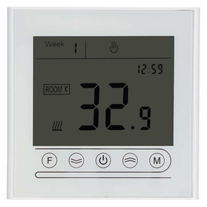 Touchscreen Programmable Thermostat Program Home Sensitive Remote Control 95-240V for DIY