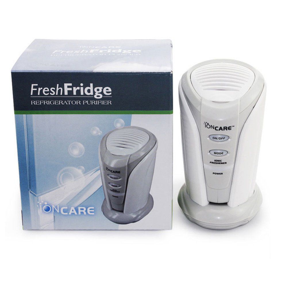 Refrigerator Air Purifier Closet Deodorizer Fridge Ozone Generator Purifier—white&gray