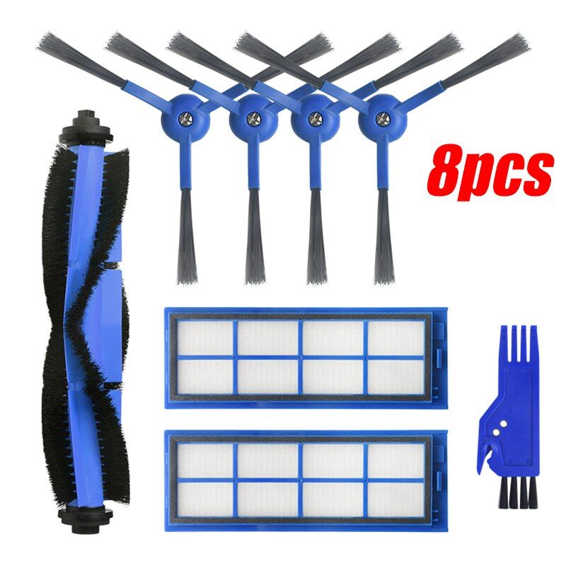 For Anker Eufy L70 Sweeping Robot Vacuum Cleaner Main Brush Side Brush HEPA Filter Mopping Cloth Replacement Accessories Parts-8PCS