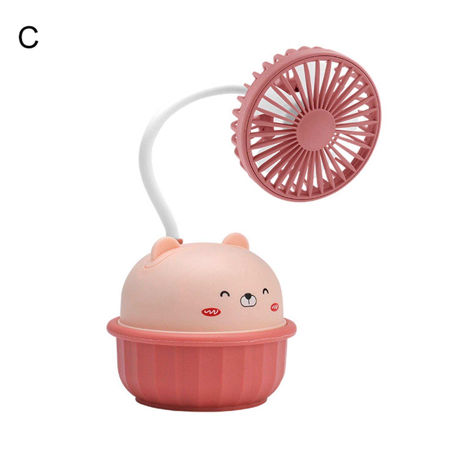Desk Fan USB Rechargeable One Key Open 360 Degree Adjusle Cooling Fan