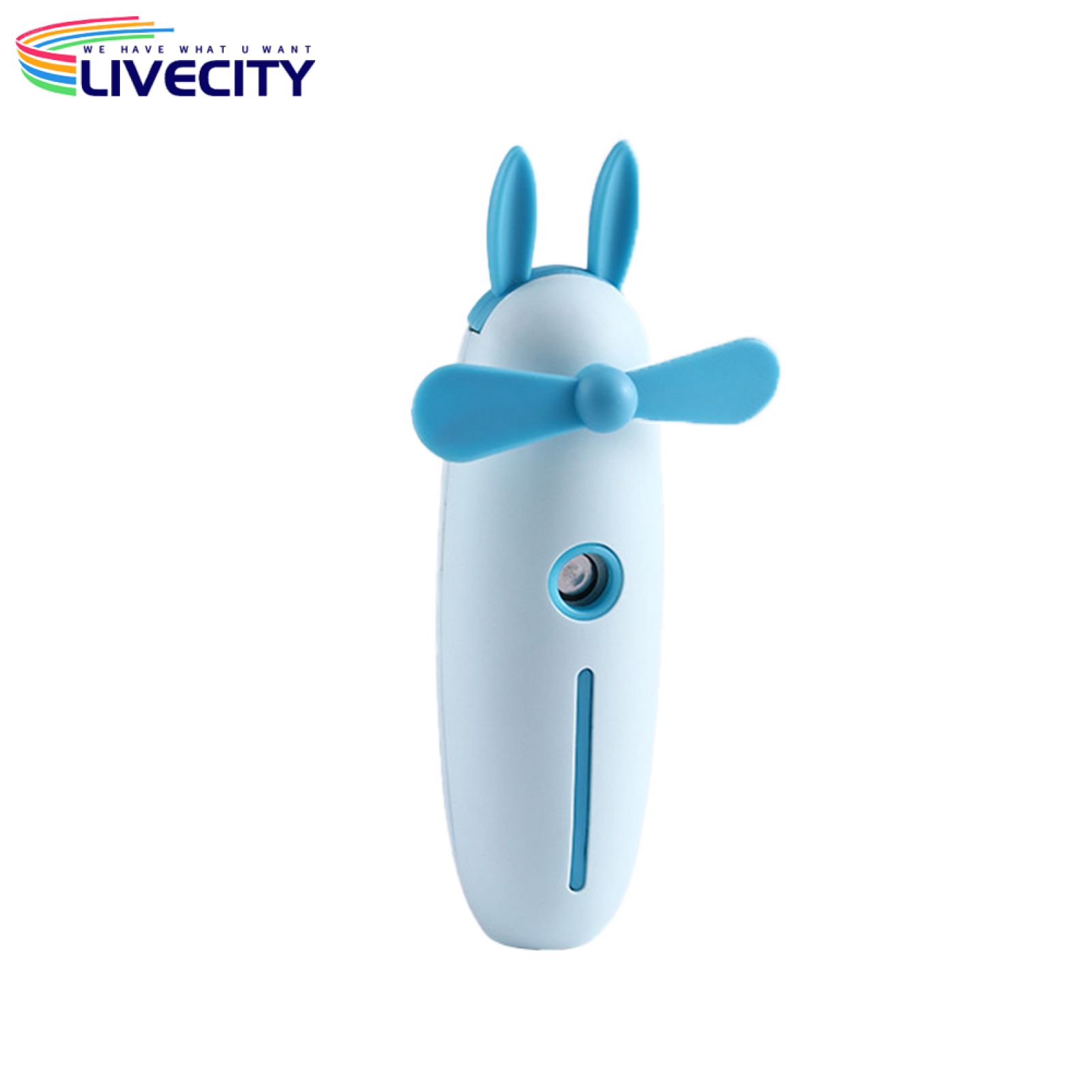 Outdoor Portable USB Charging Spray Mist Fan Humidifier for Office