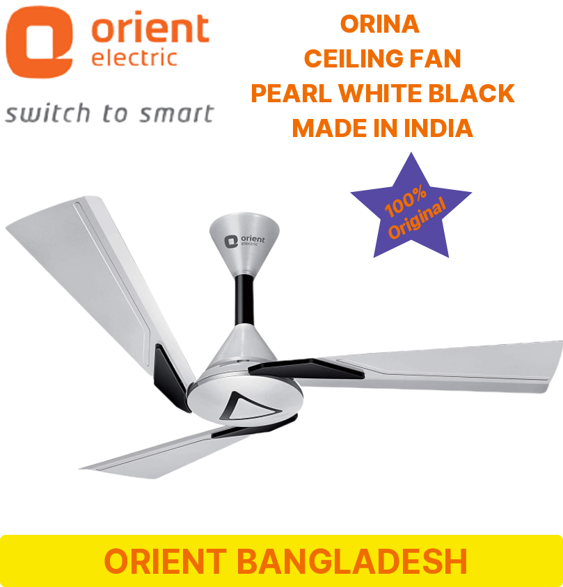 Orient ORINA FAN (1200 mm)- Pearl White Black