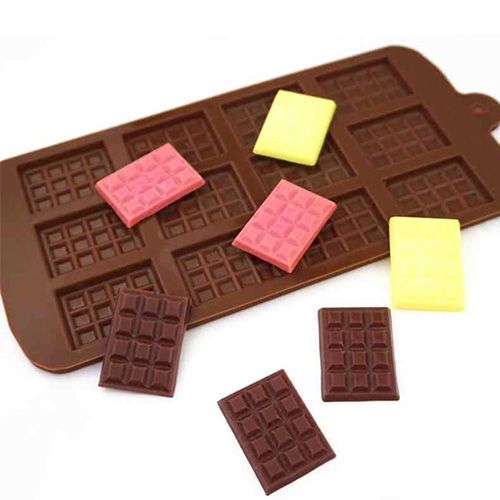 Mini Chocolate Bar Silicone Chocolate Mould--Square shape