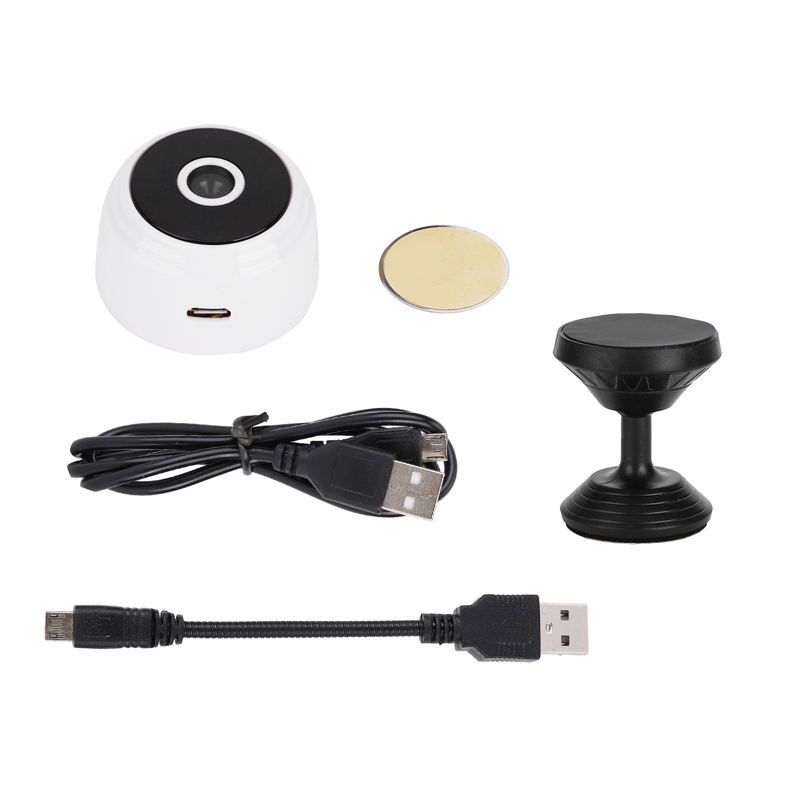 Mini Wifi Camera Compact Indoor Smart Security 1080 HD Video Baby Monitor IP with 150 Degree Viewing Angle