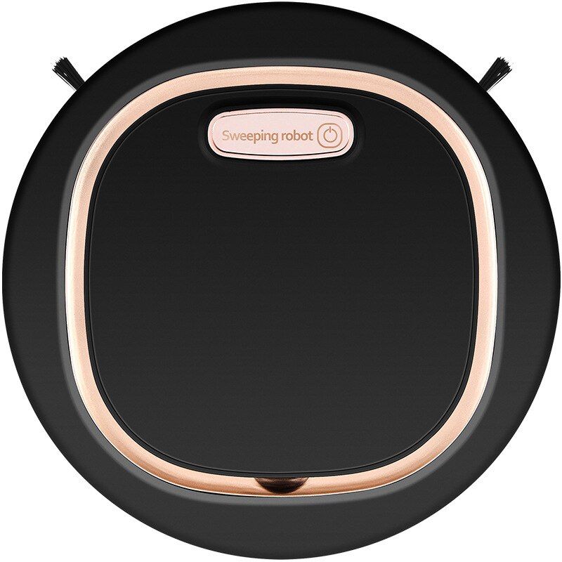 Three-in-one Robot Vacuum Cleaner Sweeping and Mopping Household Cleaning Robot Multifunctional Robot Vacuum Cleaner-black