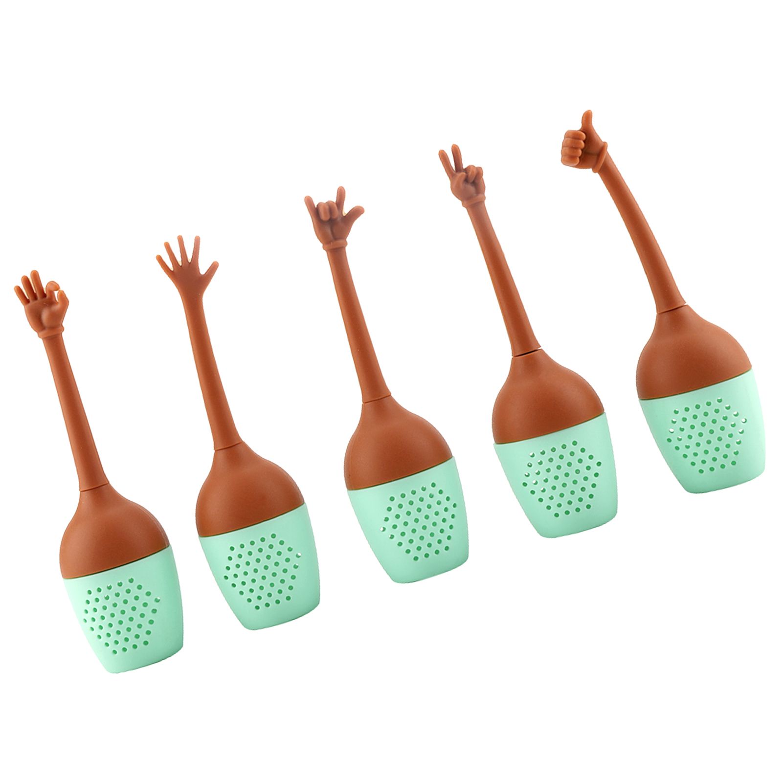 Tea Brewing Filter Food‑Grade Silicone Cute Infuser Exquisite And Fashionable Loose Leaf Strainer for Home Kitchen Travel