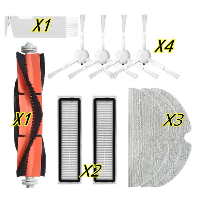 For Dreame Bot L10 Pro EU Version / Global Version Robotic Vacuum Cleaner Parts Kits Main Side Brush Filters Mop Rag-Set I