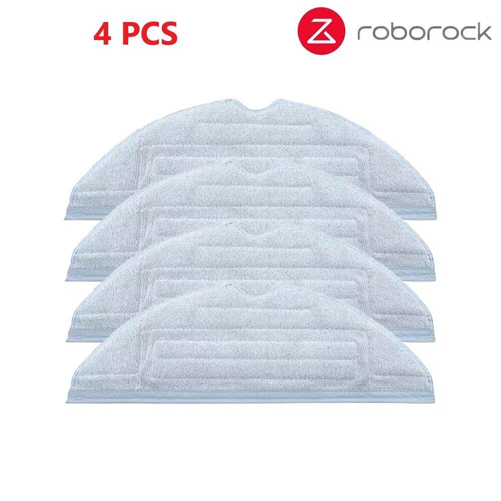 XiaoRoborock S7 S70 S75 S7Max s7MaxV T7S Plus Main Side Brush Mops Cloths HEPA Filter Kit Robotic Vacuum Cleaner Accessories-Mop cloth X4