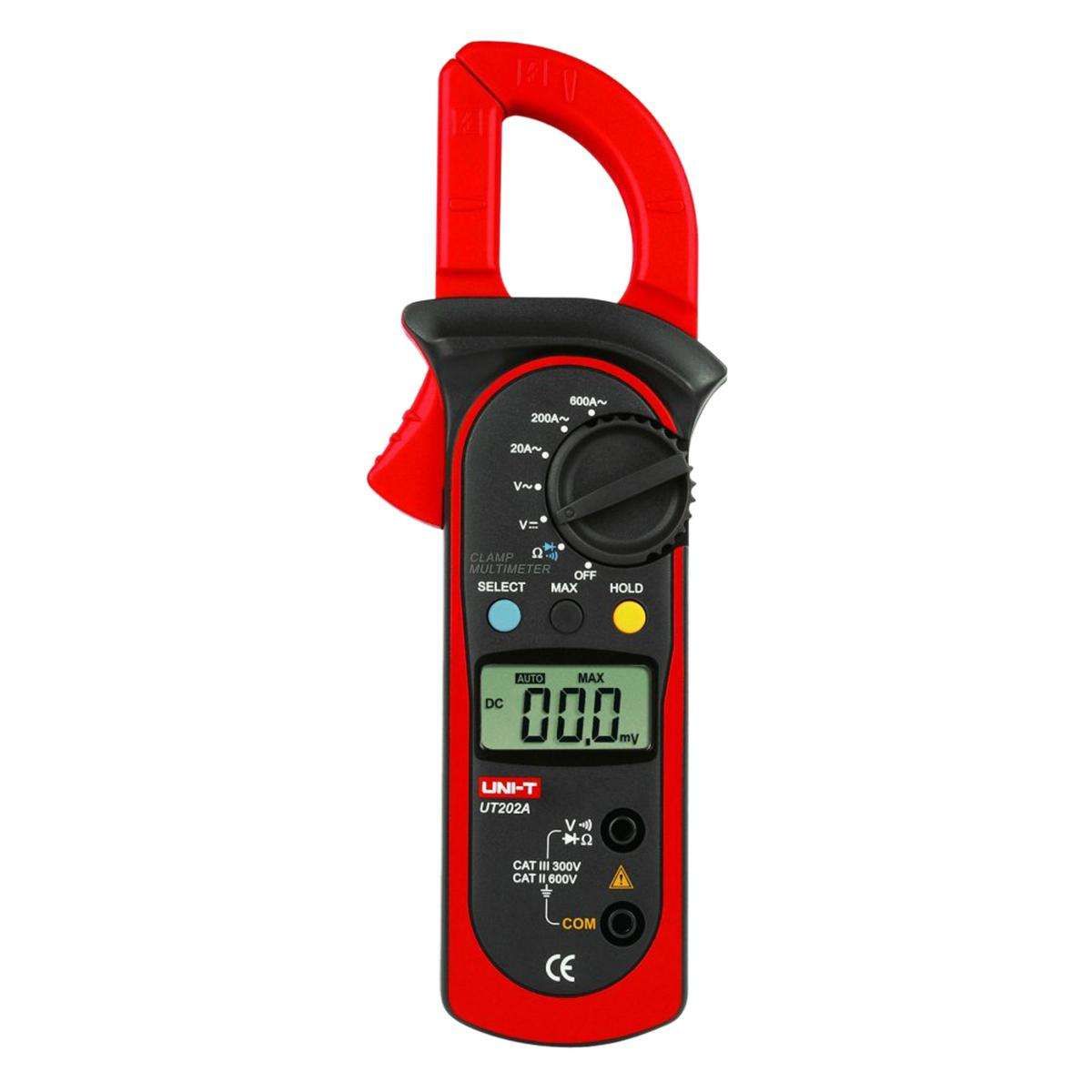 Multimeter UT202A Auto-ranging AC 600 Amp Clamp Meter