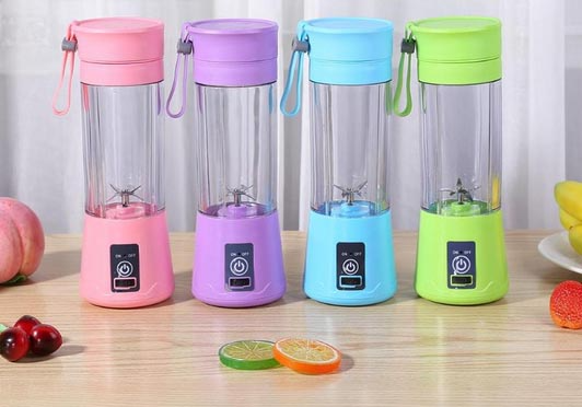 Portable USB Electric Smart Home Fruit Juicer Vegetable Juice Maker Blender Rechargeable Cup With Charging Cable