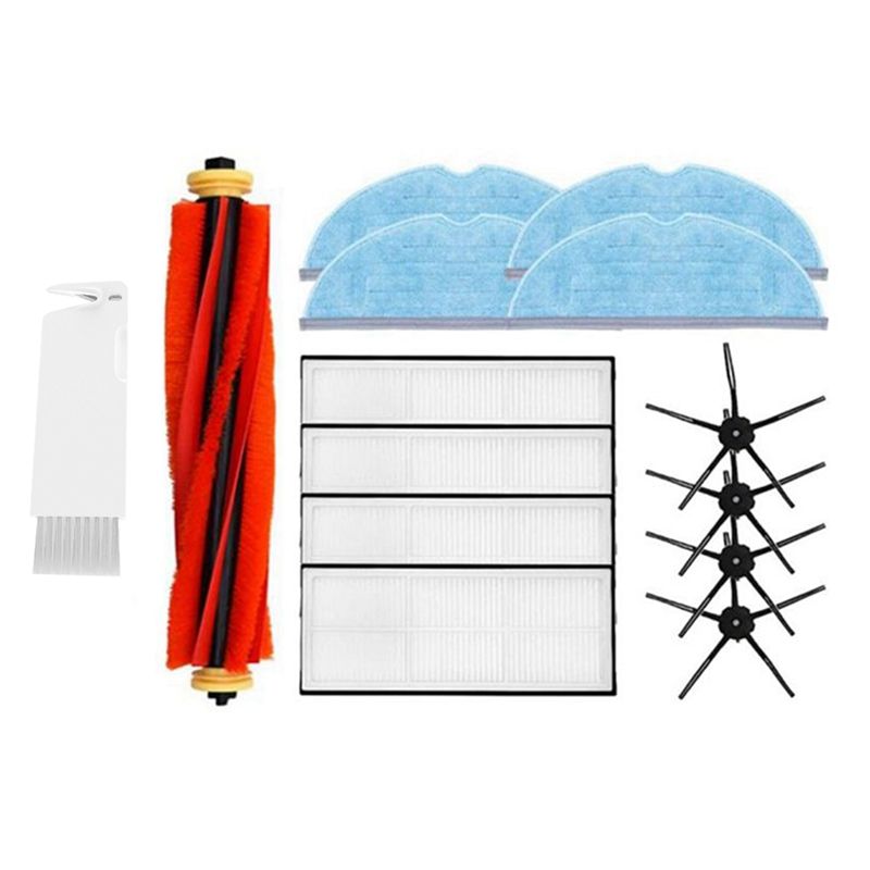 For Xiaomi Roborock S7 T7S Robot Vacuum Cleaner Replacement Parts of HEPA Filter Main Brush/Cover Mop Cloth Side Brush