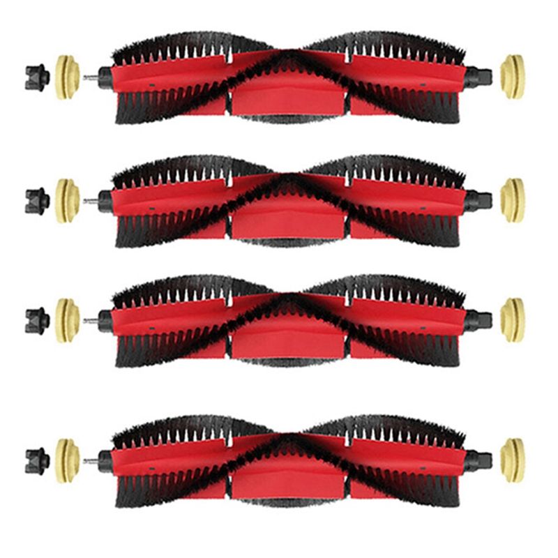 4Pcs Suitable for Xiaomi Roborock Sweeper T6 T65 T4 Replaceable Accessories Main Brush