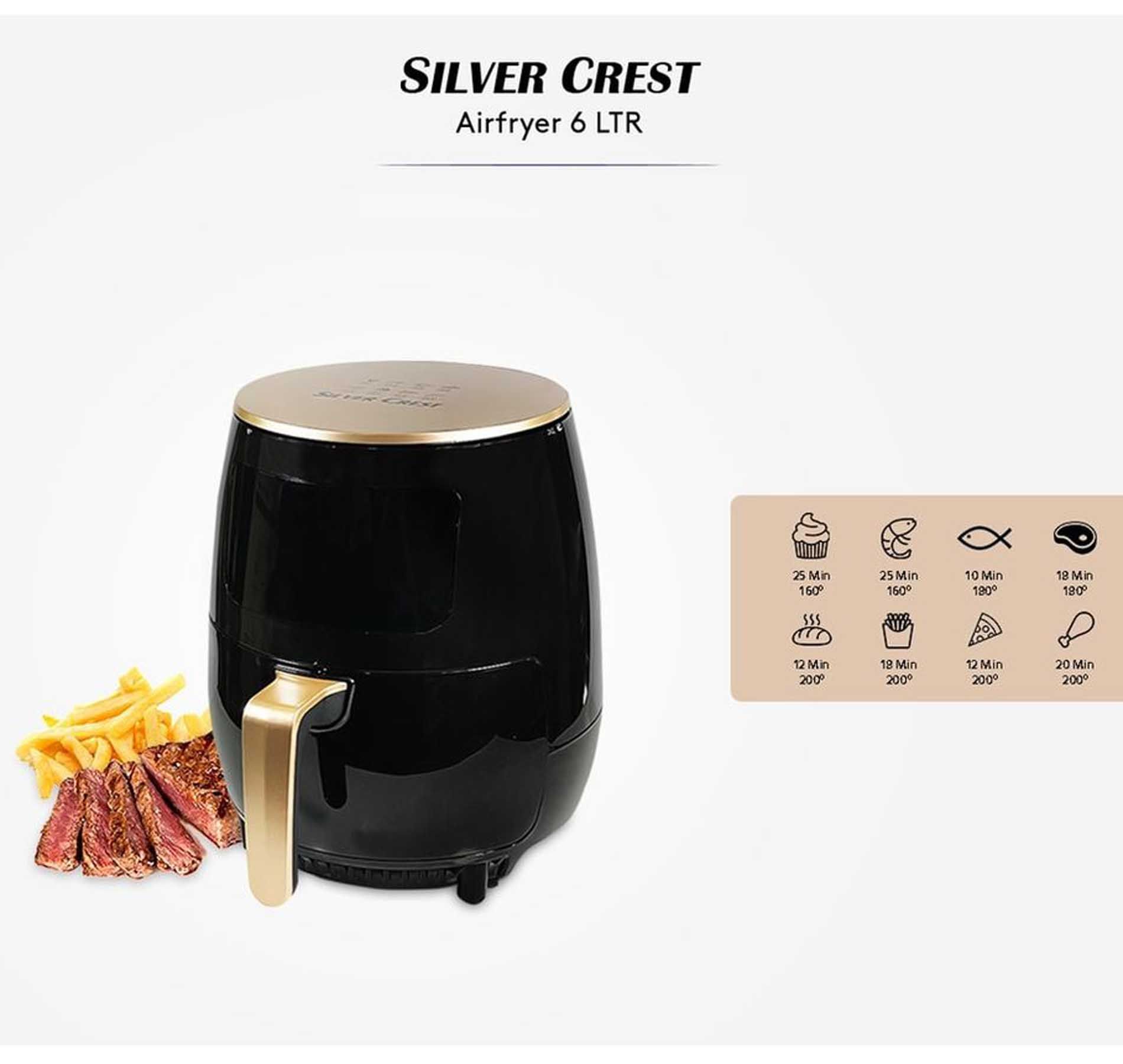 Silver crest Air fryer 6L Capacity