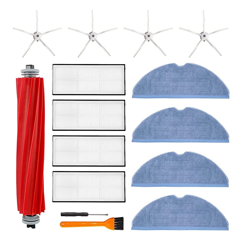 15 Pcs Accessories Kit for Xiaomi Roborock S7 S70 S75 T7 T7S T7 Plus T7S Plus Sweeping Robot Replacement Parts