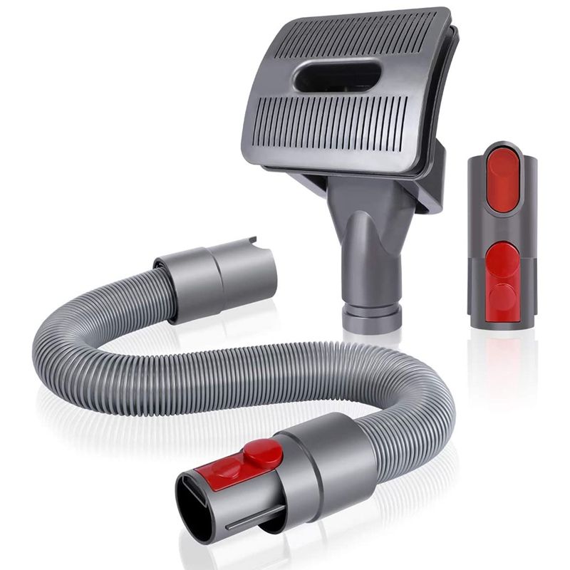 BRADOO-Grooming Tool and Flexible Extension Hose Compatible for Dyson V11 V10 V8 V7 Vacuum Cleaner Replacement Parts