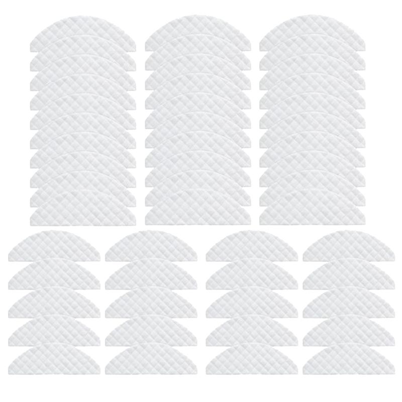 50Pcs Mops Cloths Disposable Wipes Parts Accessories for XIAOMI ROIDMI EVE Plus Robot Cleaner Sweeper