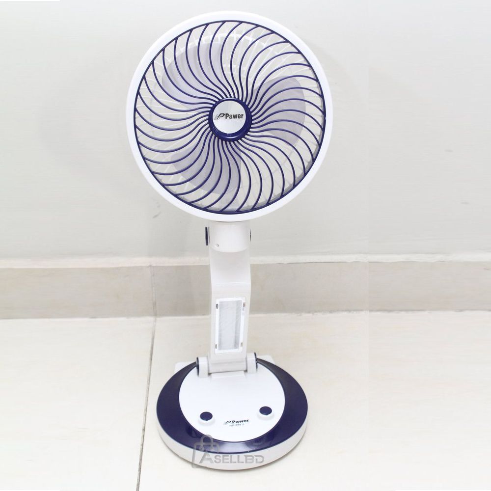 SM 6610 - Rechargeable Folding Table Fan with Light