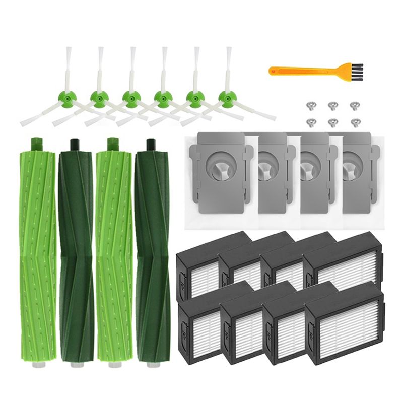 Replacement Accessories Hepa Filter Side Brush Dust Bag for iRobot Roomba I7 I7 I6 I8 E5 E7 Main Brush Vacuum Cleaner