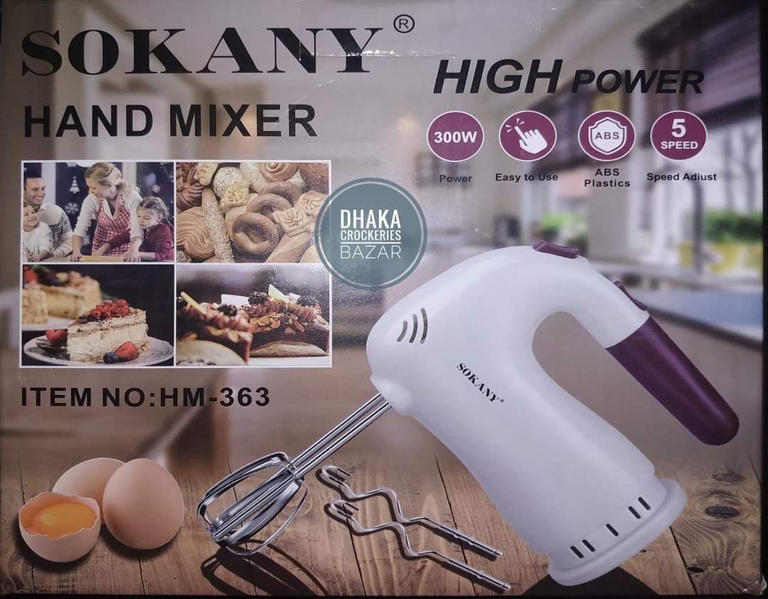 SOKANY Hand Mixer HM-363 ( Egg Beater)