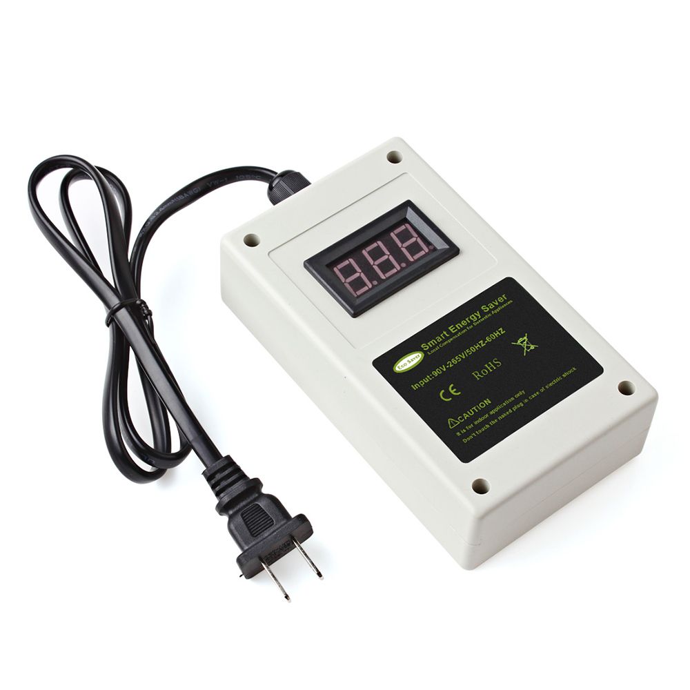 Household Energy Saving Appliances White Intelligent Power Saver Box Smart LED Electricity Saving Device