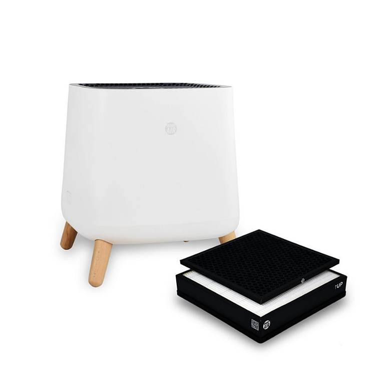 Air Purifer Sqair Chemical Warfare + HEPA H11 Filter & Carbon Filter (430 sft) for home & office