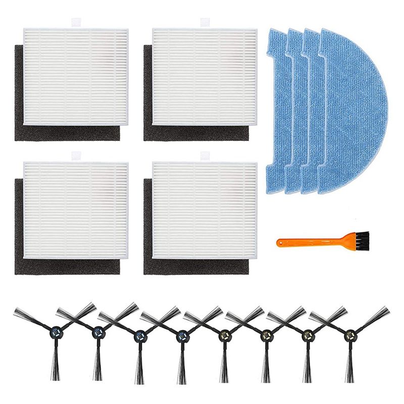 Replacement Parts for ILIFE V8S X750 X785 V80 Robotic Vacuum Cleaner, Accessories Kit